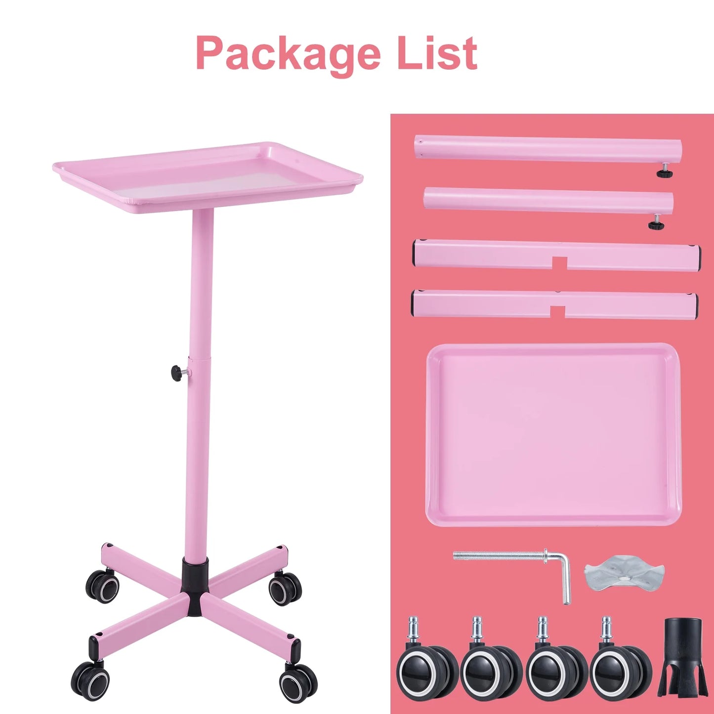 Bestauty storage shelf,hair salons and salon clinic beauty salon adjustable salon cart wheels salon hair colorhair stylist wheelsby - spas - convenient hair movable salon on wheels