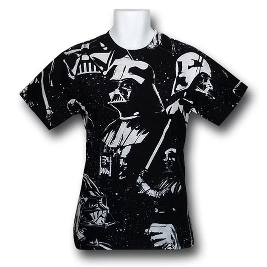 Star wars sublimated vaders full print t-shirt-men's large