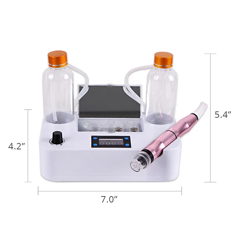 Suerbeaty facial beauty treatment machine, facial gas-liquid oxygen water epidermal peeling using professional skin rejuvenation equipment for cosmetology center