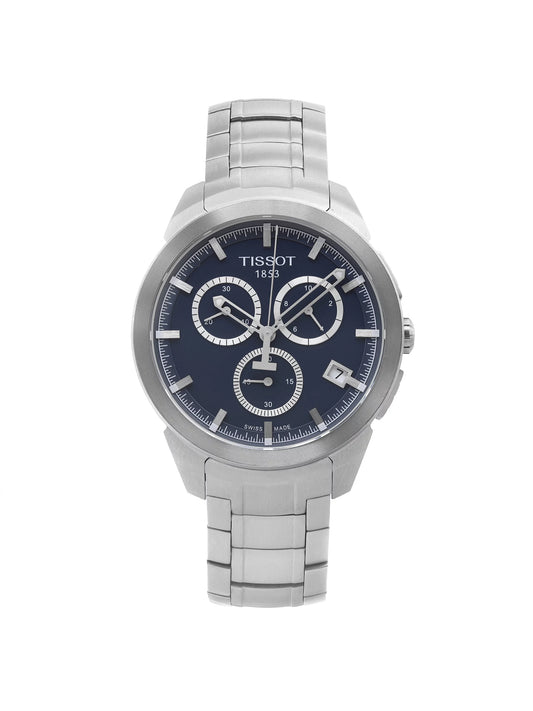 Tissot t-sport 43mm titanium blue dial mens quartz watch t069.417.44.041.00