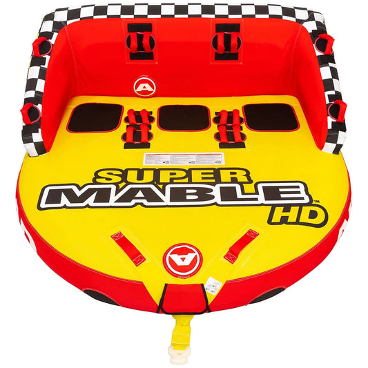 Airhead airhead super mable hd, red/yellow, 3 rider