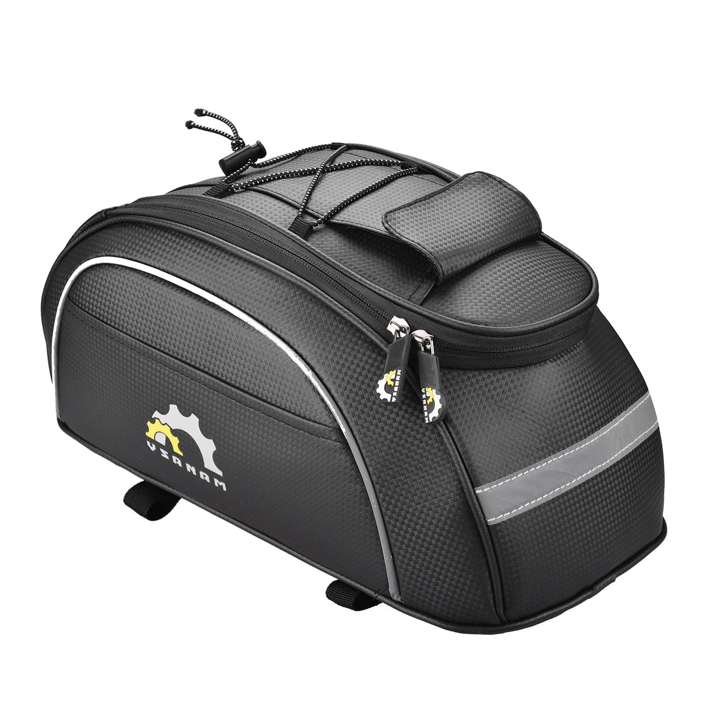 Tomshoo waterproof cycling insulated cooler bag mtb bike trunk bag rear rack bag storage luggage carrier bag pannier