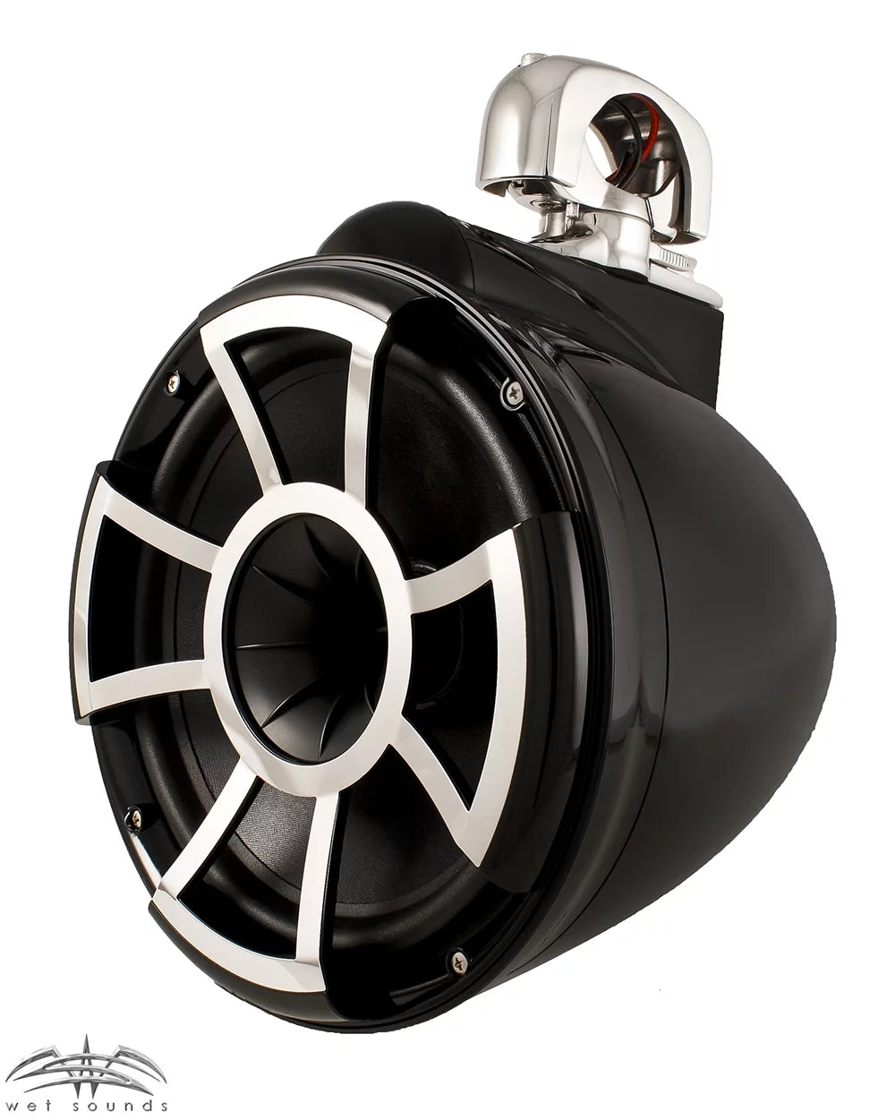 Wet sounds for malibu g3: two pairs of rev10b-sc 10" black swivel tower speakers with g3 adapters & sdx2 amplifier