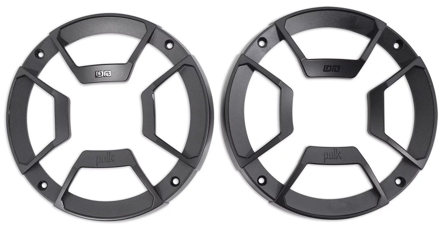 (2) polk audio db652 6.5" 300w car/marine/motorcycle speakers+speaker