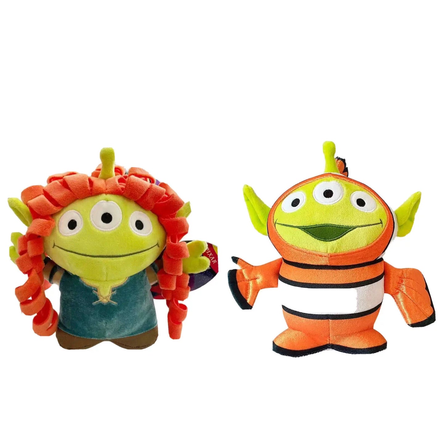 Alien remix plush brave merida & nemo fish 8" limited release plush