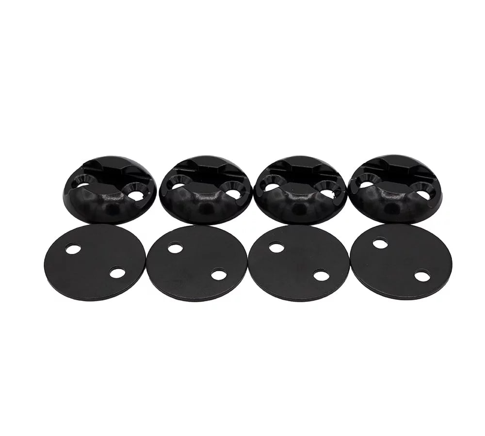 220 pieces black tie down kit with 2" round anchor point