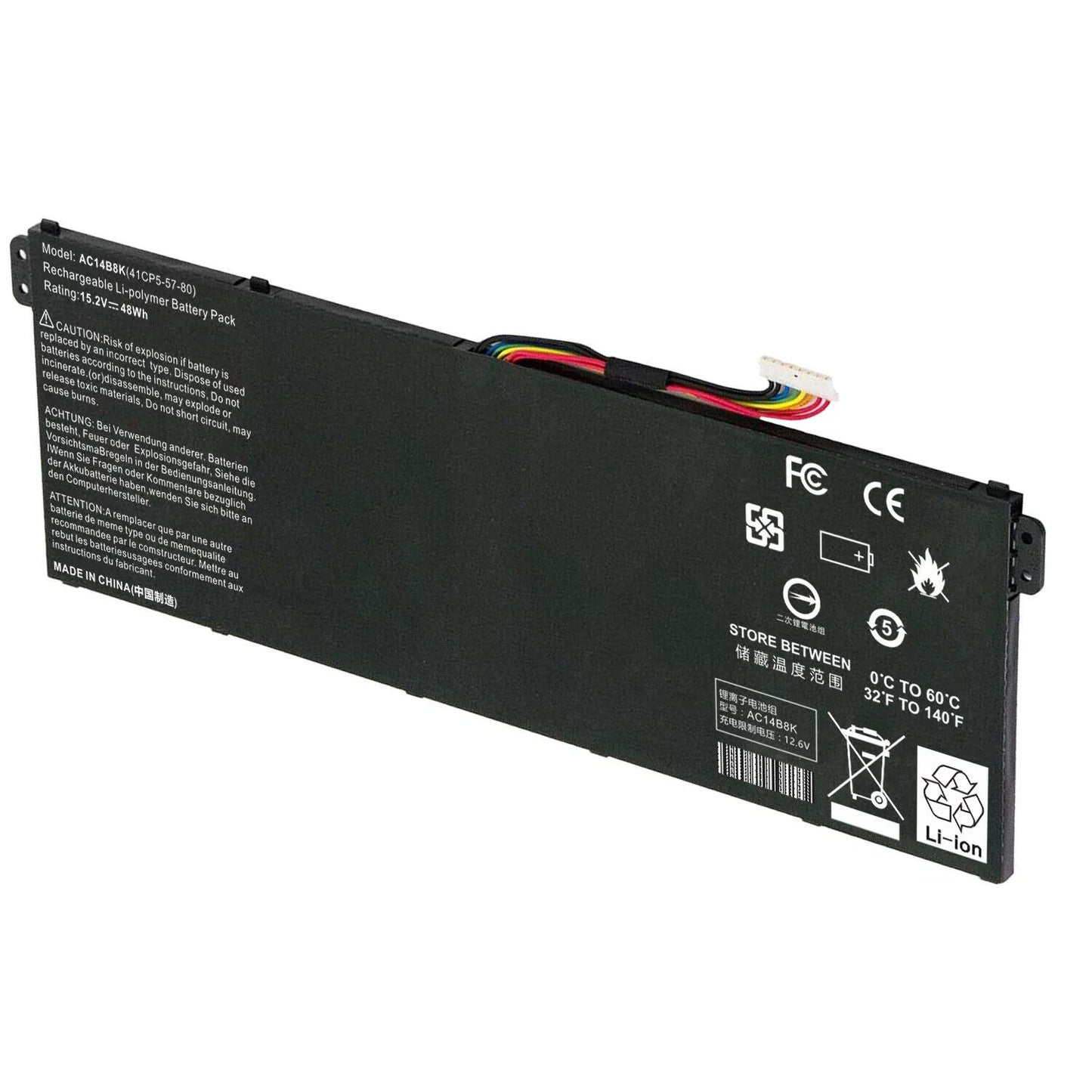 Ac14b3k ac14b3k battery for acer chromebook cb3-531 cb5-571 cb3-111 c810 c910