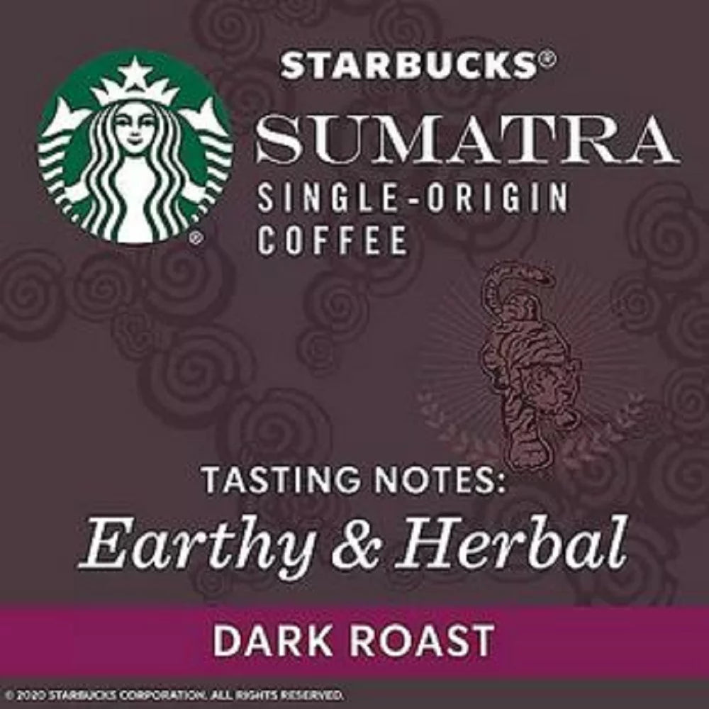 Starbucks single-origin sumatra coffee k-cups (72 ct.)