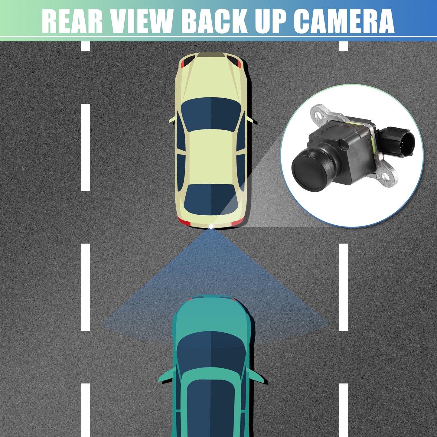 1pcs rear view back up camera 56038978al rear park assist reverse camera for ram 3500 2013-201 7 for ram 2500 2013-2017