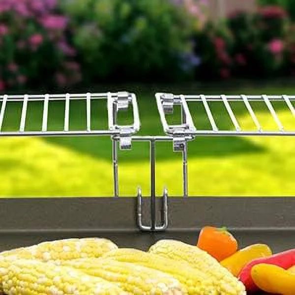 Yukon glory 31.5" stainless steel griddle warming rack designed for blackstone griddles