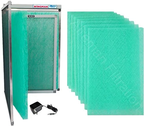 14x25x1 electronic air filter including year supply of replacement pads - homeowner installed- simply replace your current ac furnace air filter and plug it in!