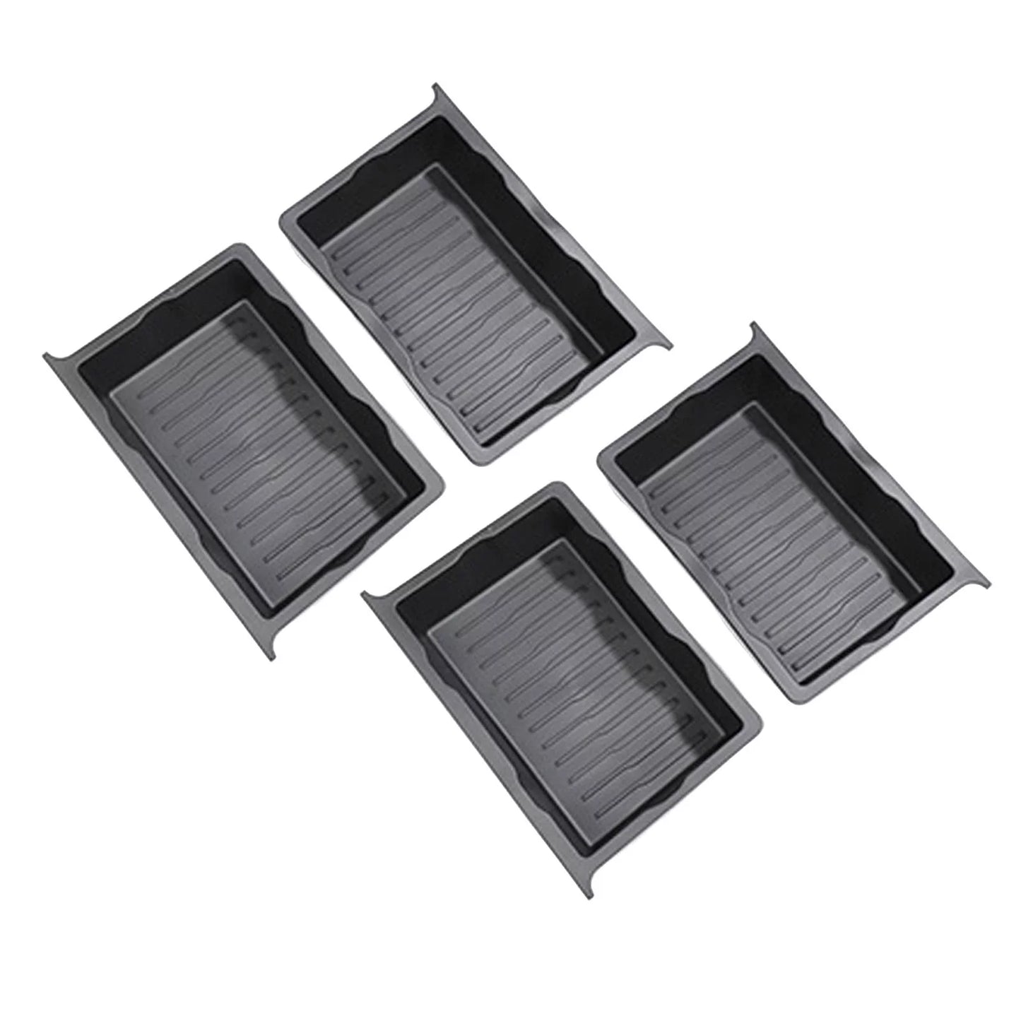 Under seat storage box hidden tray durable underseat organizer tray for model y