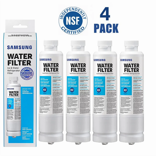 4 pack da29-00020b/ haf-cin/exp replacement refrigerator water filter