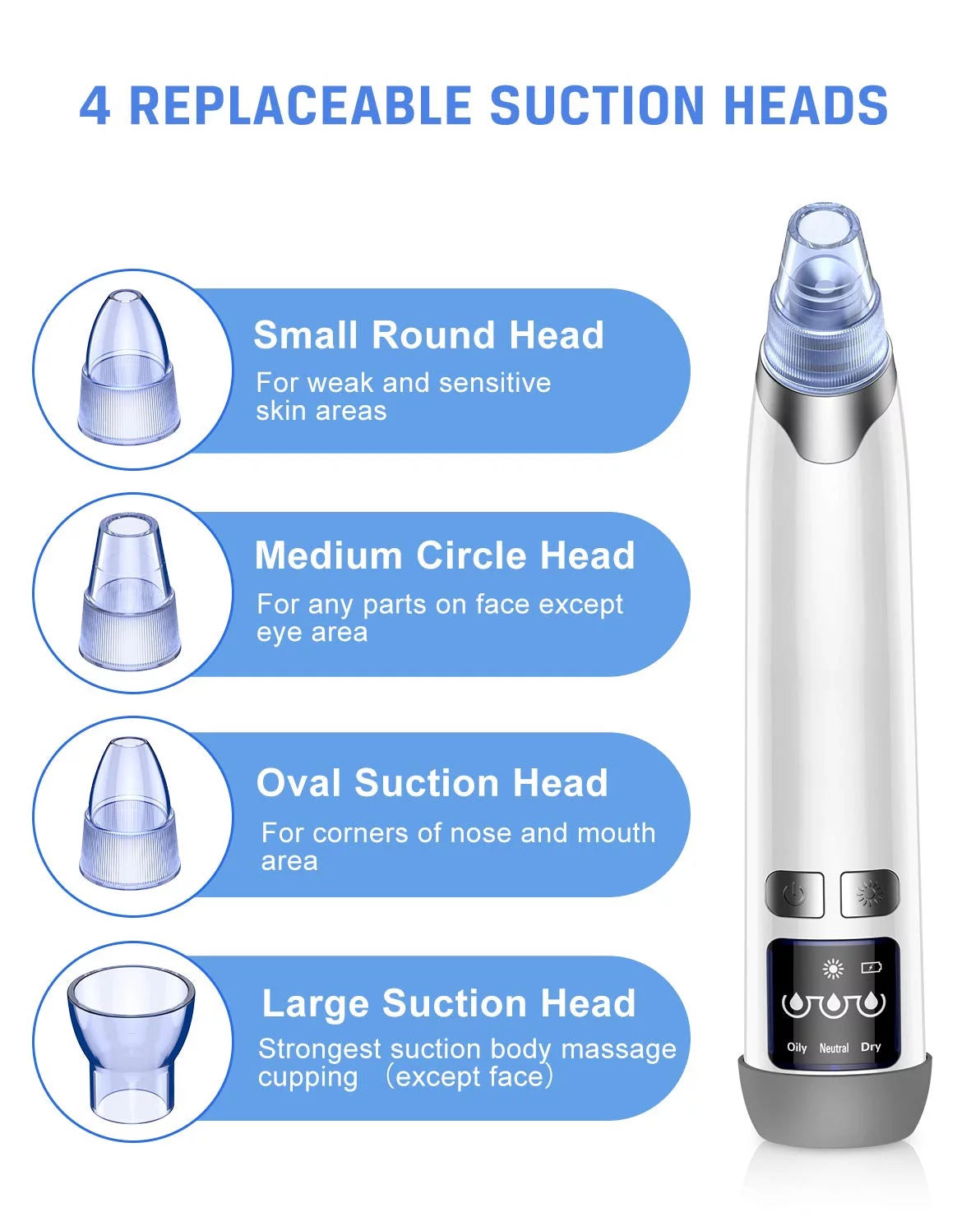 Ansten pore vacuum face cleaner blackhead remover kit blackhead remover pore vacuum suction electric facial pore cleaner usb rechargeable blackhead pimple sucker for nose face women men