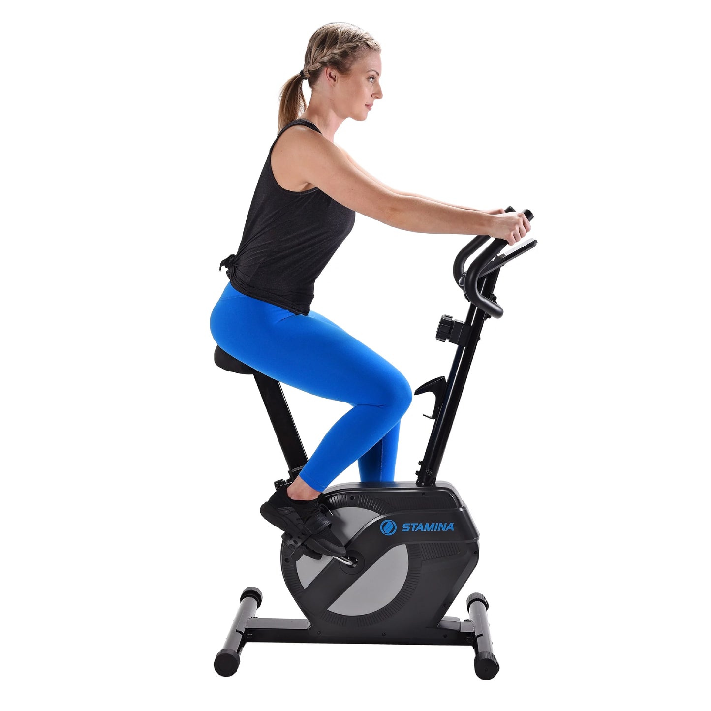 Stamina upright exercise bike 1308, 8 levels magnetic resistance, 300 lb. weight limit