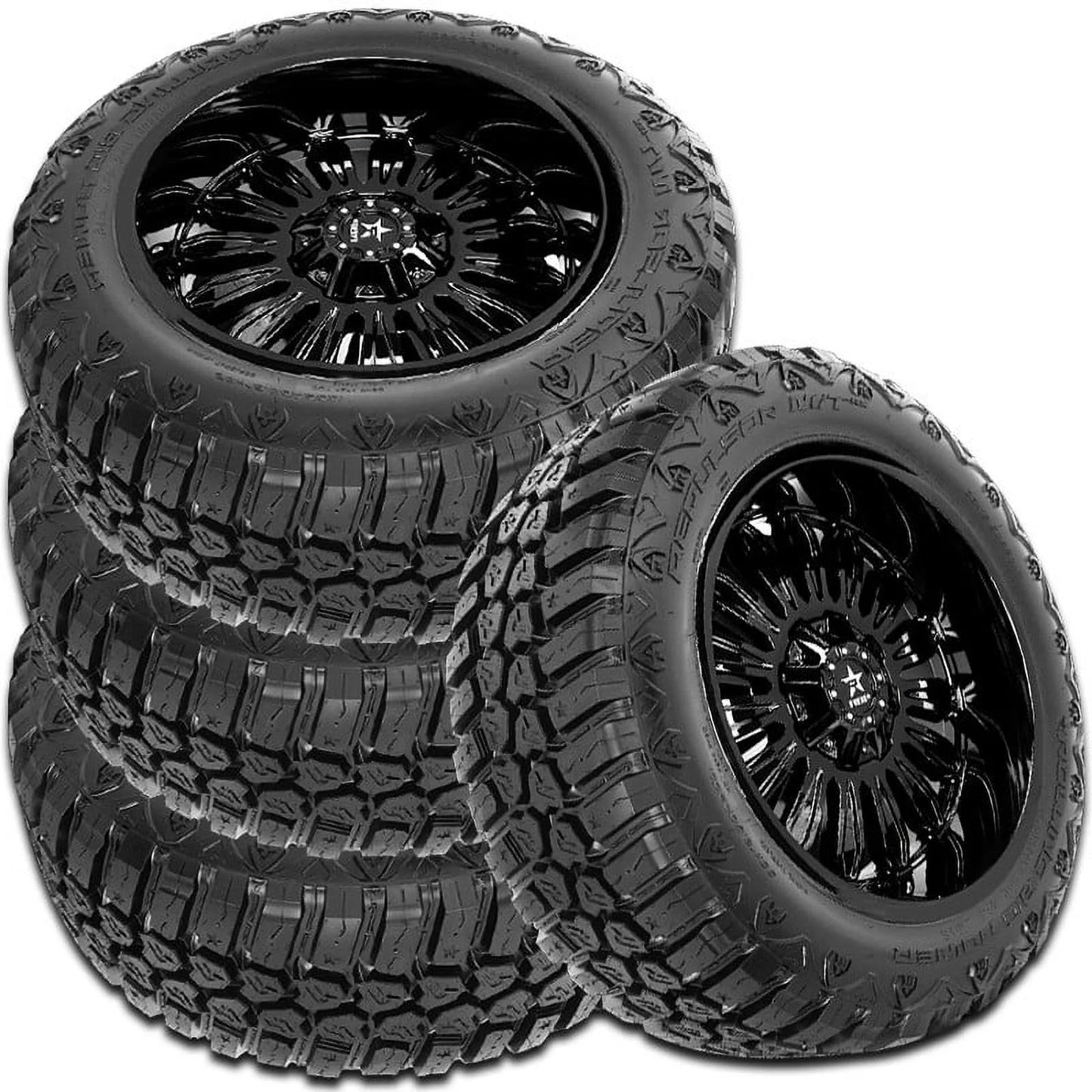 4 rbp repulsor m/t rx 35x13.5x20 124q 10 ply/e mud tires, truck/suv, off road rbpst20135010 / 35/13.5/20 / 3513.520