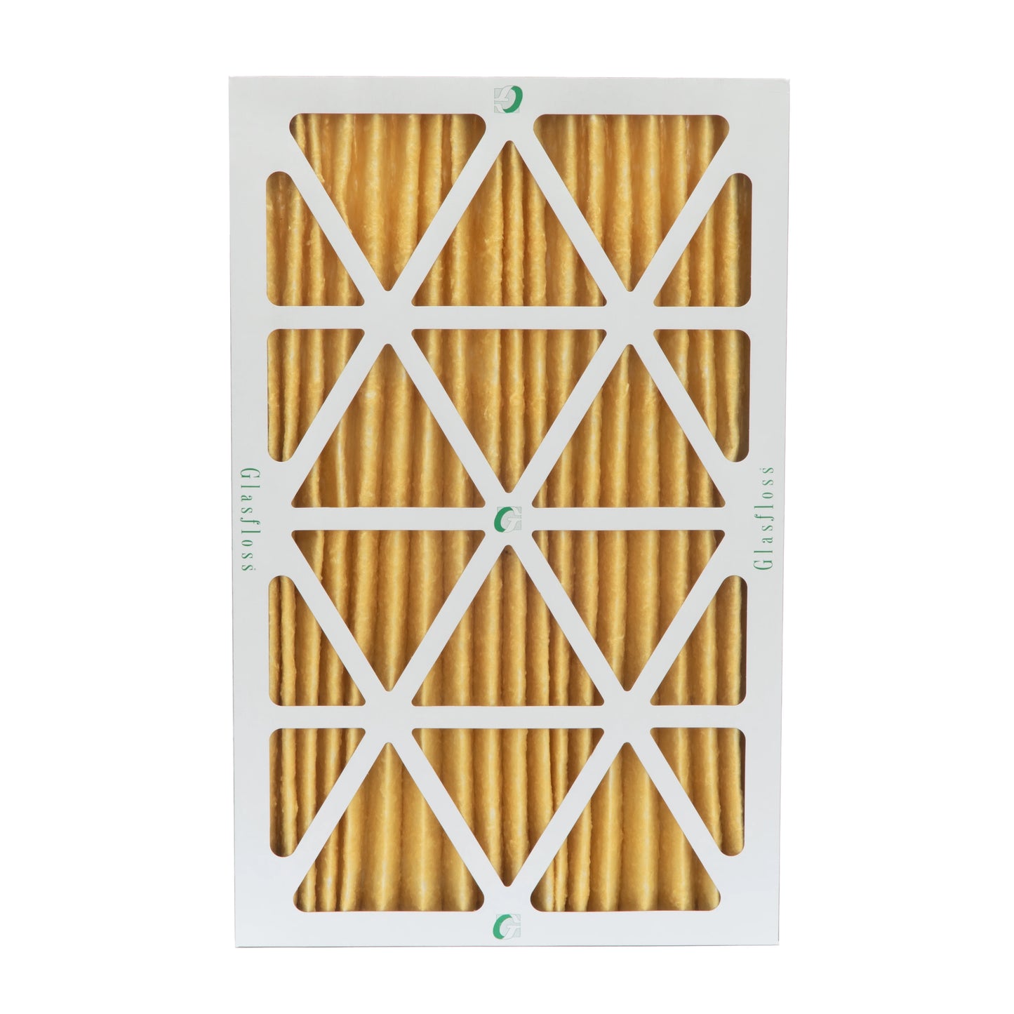 3 pack of 12x20x2 merv 11 pleated 2" inch air filters by glasfloss. actual size: 11-1/2 x 19-1/2 x 1-3/4