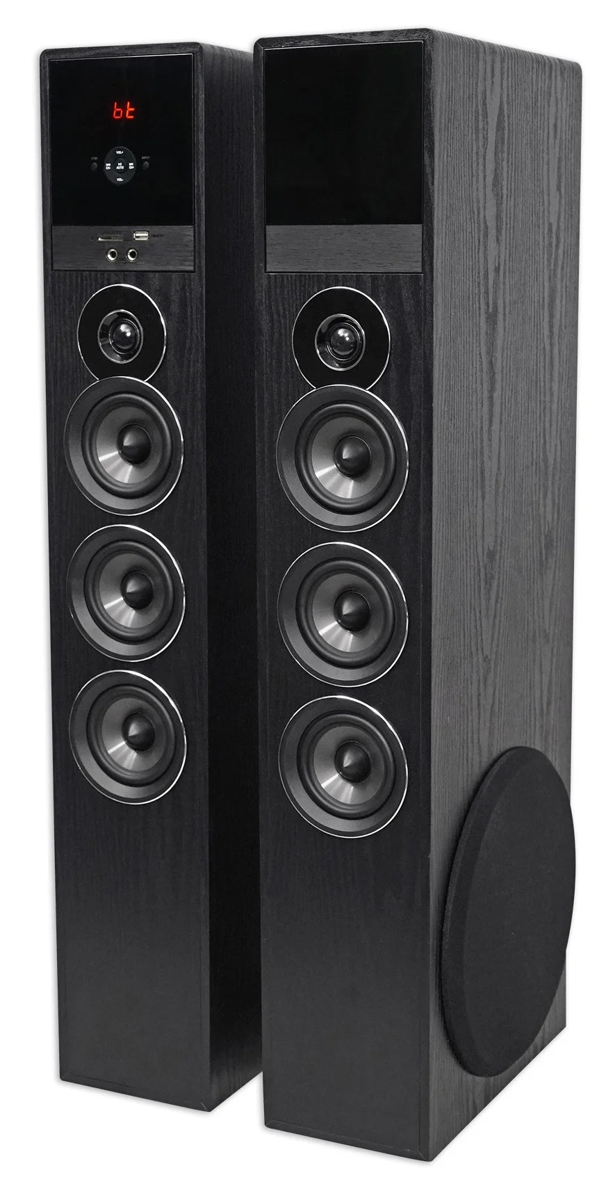 Tower speaker home theater system w/sub for sony smart television tv-black