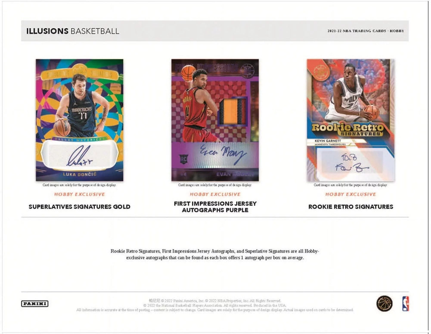 2021-22 panini® illusions nba basketball fat pack value box