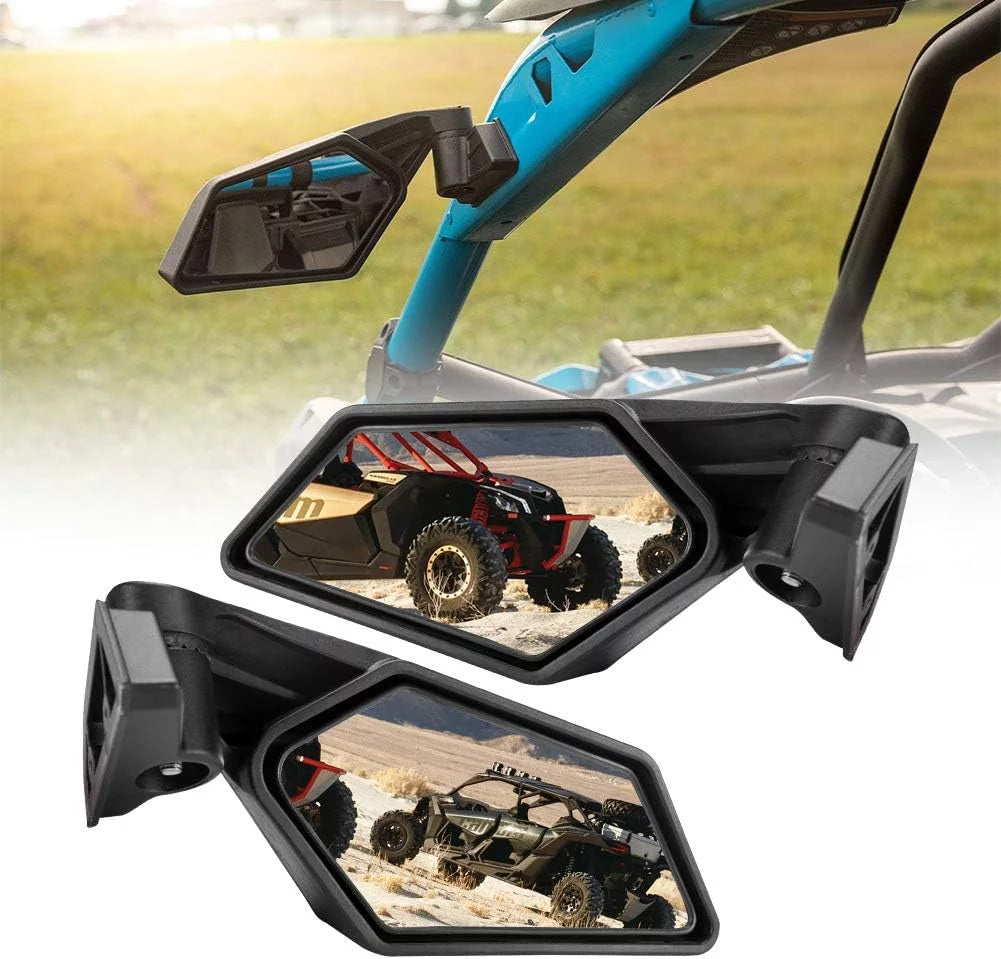 A & utv pro rear view mirrors for can-am maverick x3