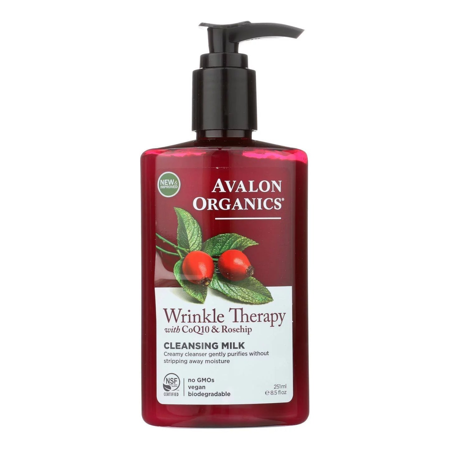 Avalon organics coq10 facial cleansing milk - 8.5 fl oz