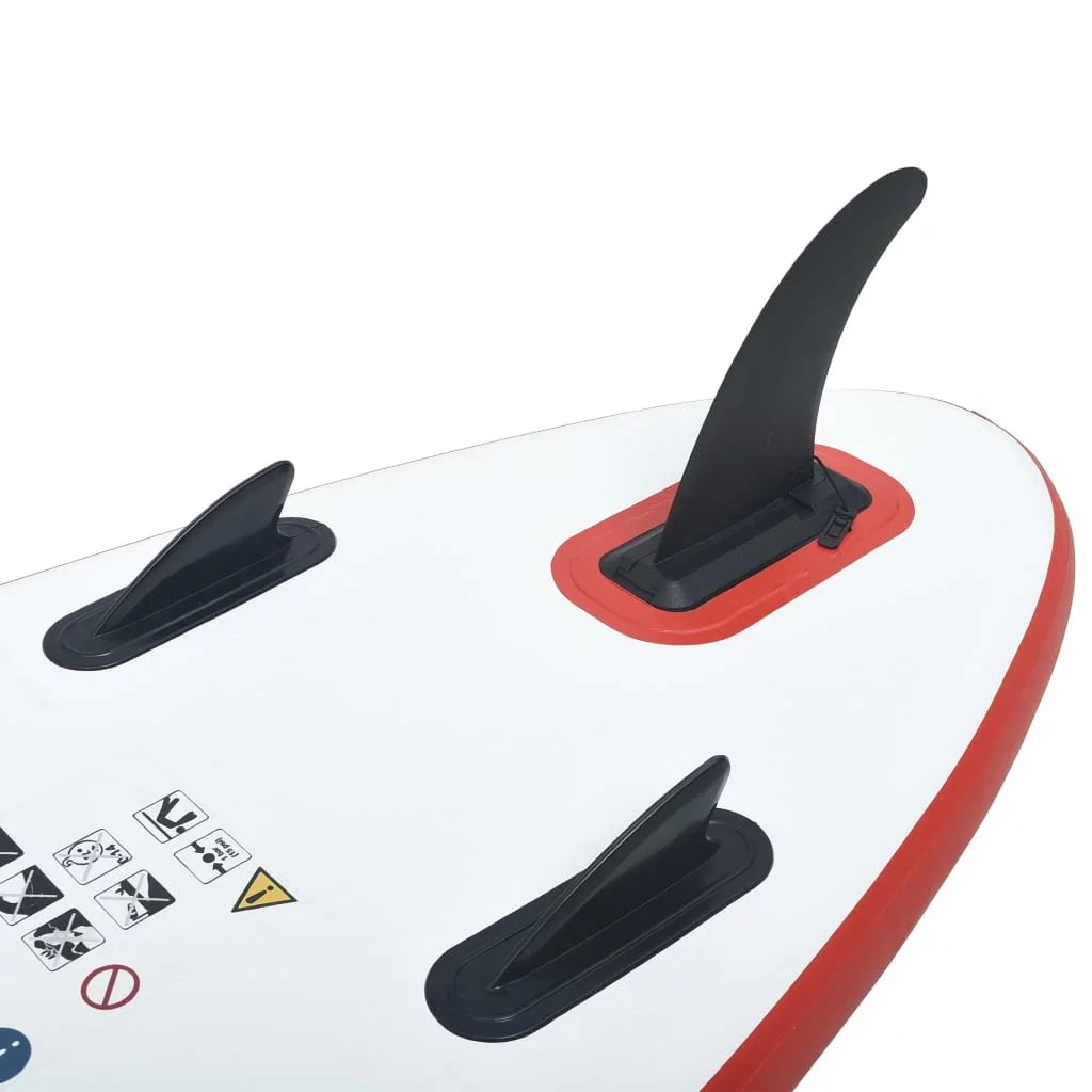 Suzicca paddle board set surfboard inflatable red and white