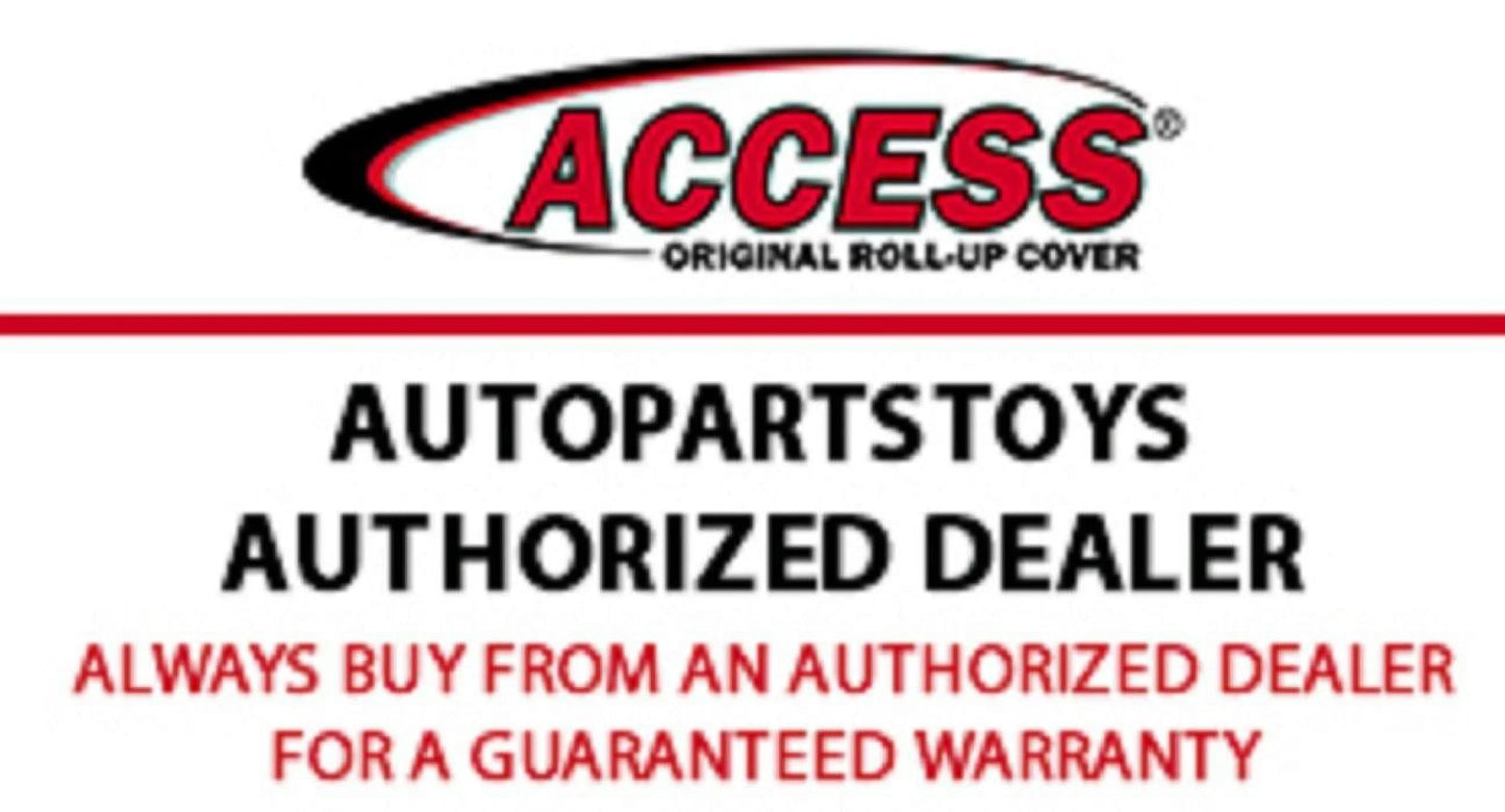 Access 2007-2021 fits toyota tundra 6' 6" box bed with deck rail literider roll-up tonneau cover 35249