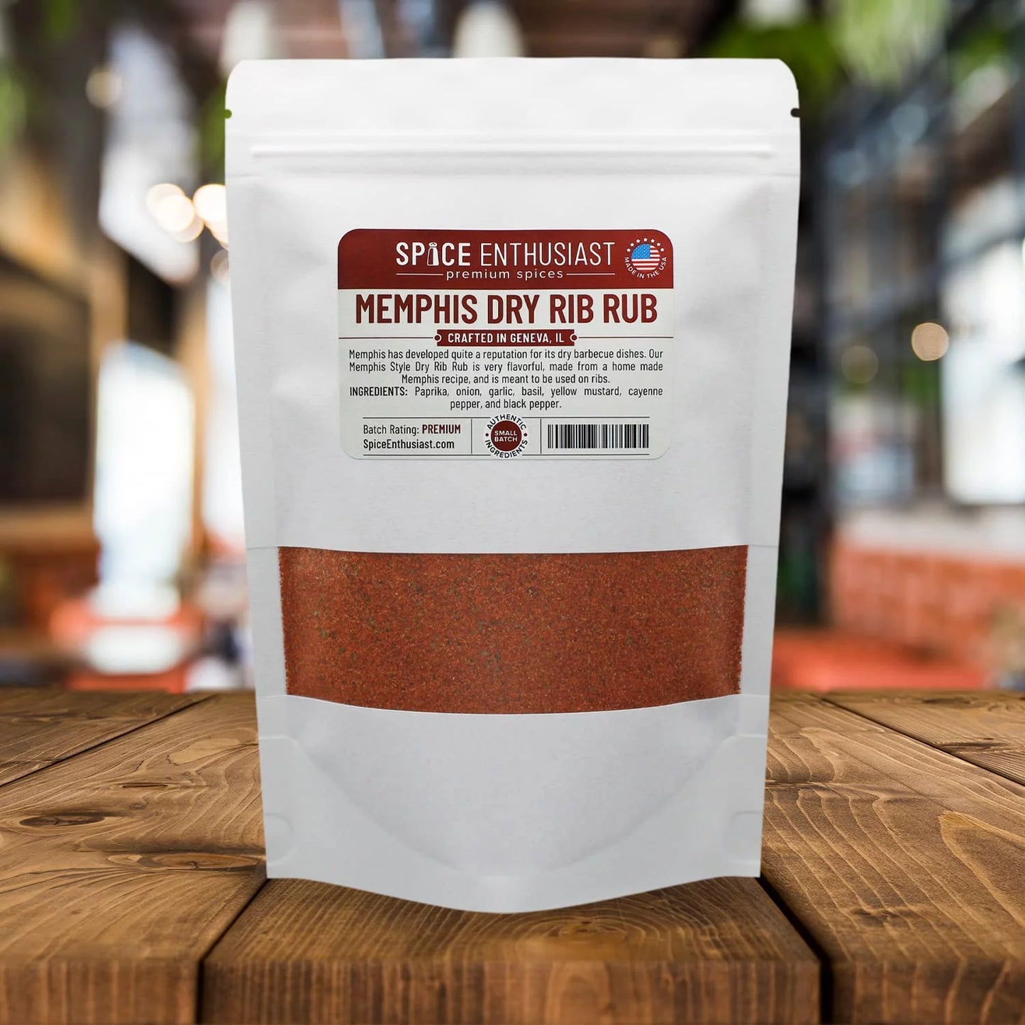 Spice enthusiast memphis style dry rib rub - 8 oz