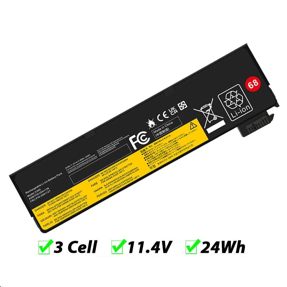 Battery for lenovo thinkpad t440 68+