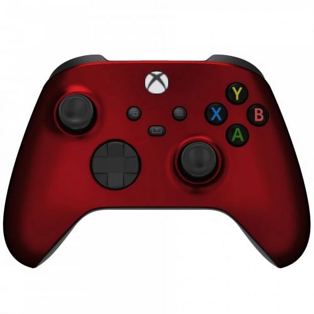 Xbox modded custom rapid fire controller red soft touch with white led x