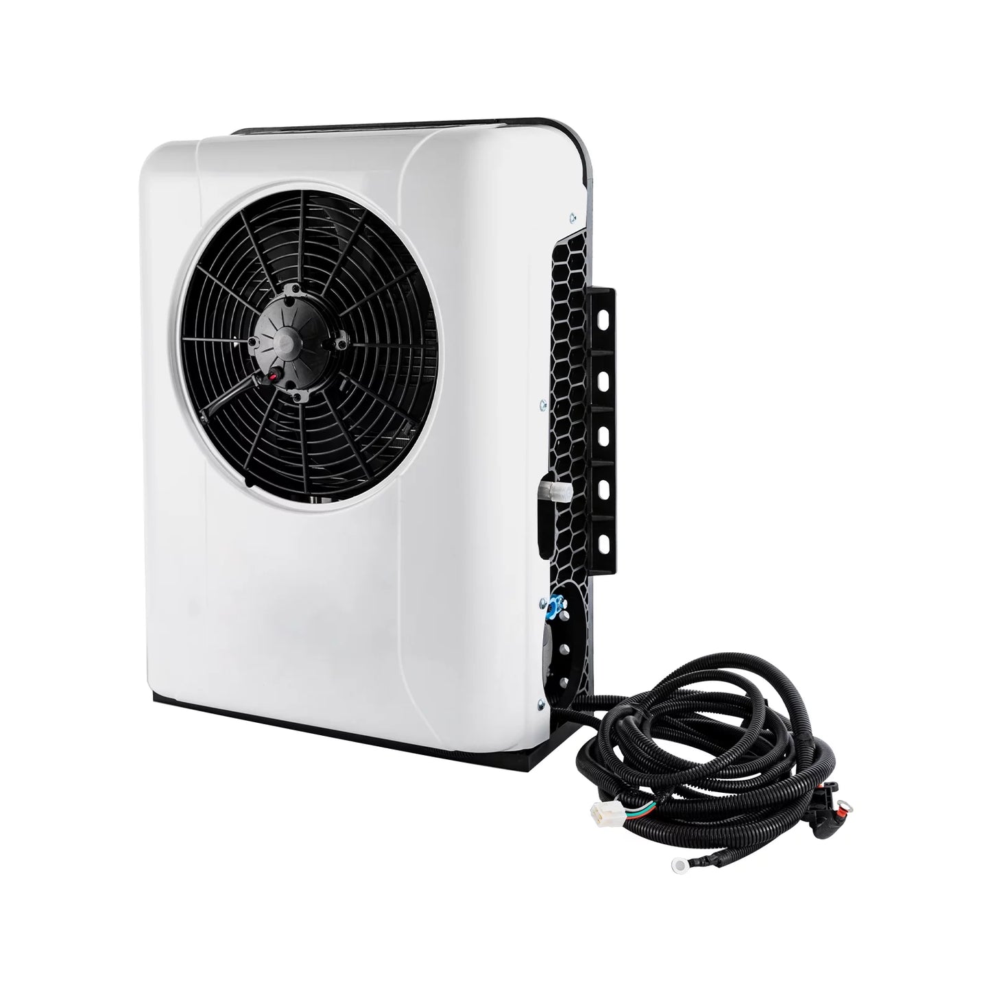 Aiqidi dc 12v truck cab air conditioner split, universal truck caravan car rv split ac system unit, 800w, 6800btu, 1000-3000rpm